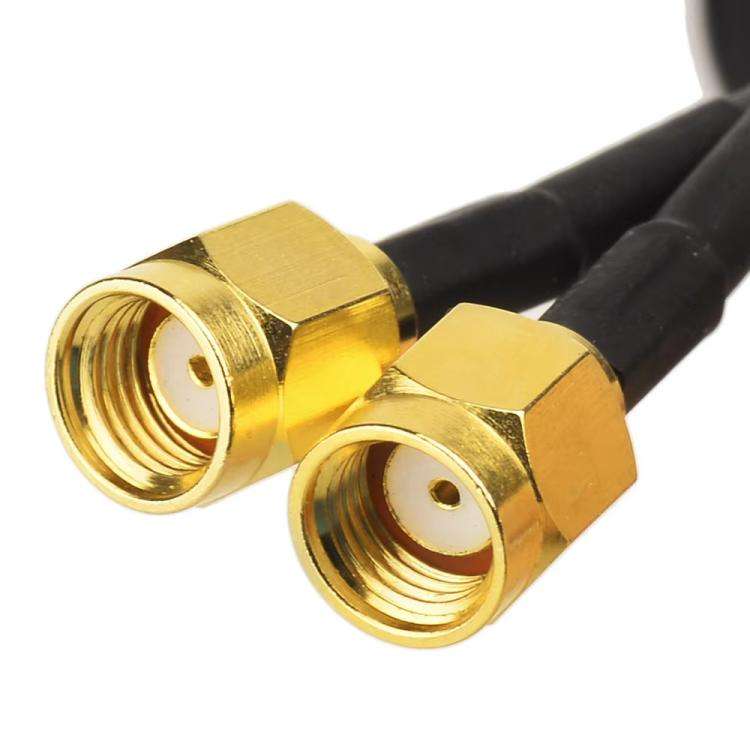 3M 2.4G/5G Dual-Band Antenna with 2 RP-SMA Male Connector Wireless WIFI Router Network Card High ...