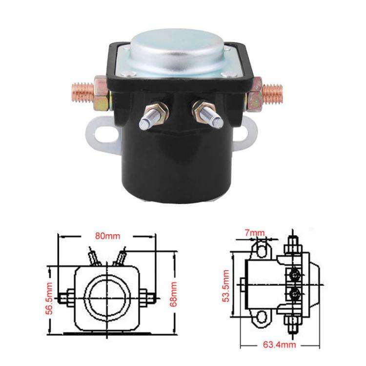 Heavy Duty Starter Solenoid Relay For Ford / Jeep / Lincoln / Mercury 1958-1991 SW-3 Parts(B6AZ-1...