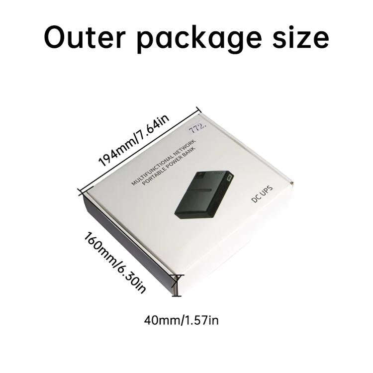 Uninterruptible Power Supply with DC Output 5V/9V/12V for Router, Modem, Security Camera, Mobile ...