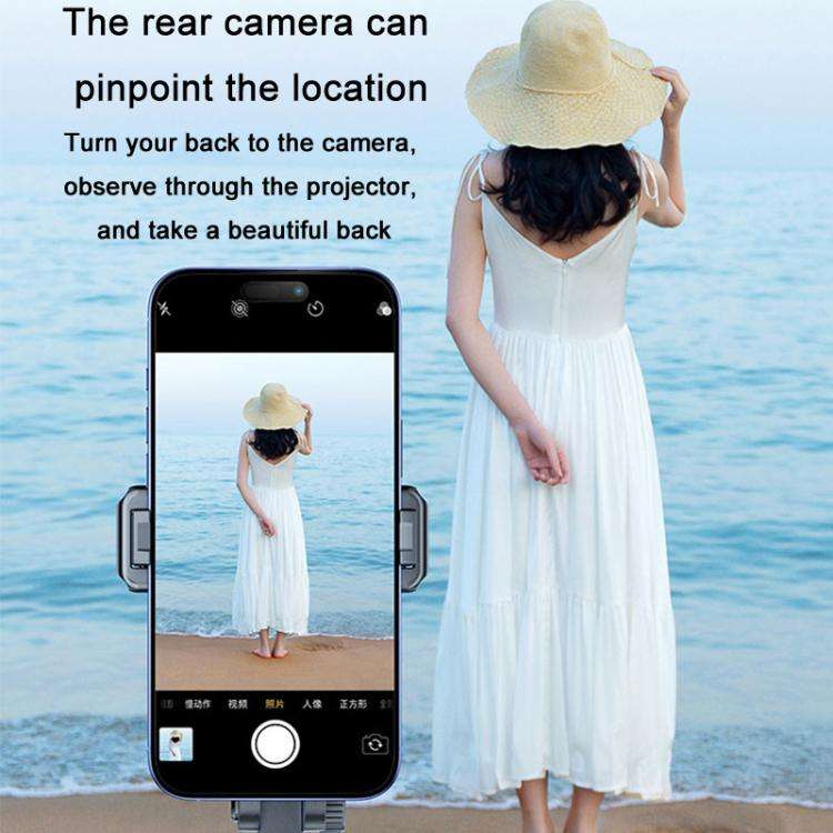 Mobile Phone Screen Mirroring Selfie Stick Real-time Display Mobile Phone Rear Photo Live Tripod ...