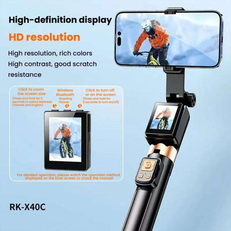 Mobile Phone Screen Mirroring Selfie Stick Real-time Display Mobile Phone Rear Photo Live Tripod ...