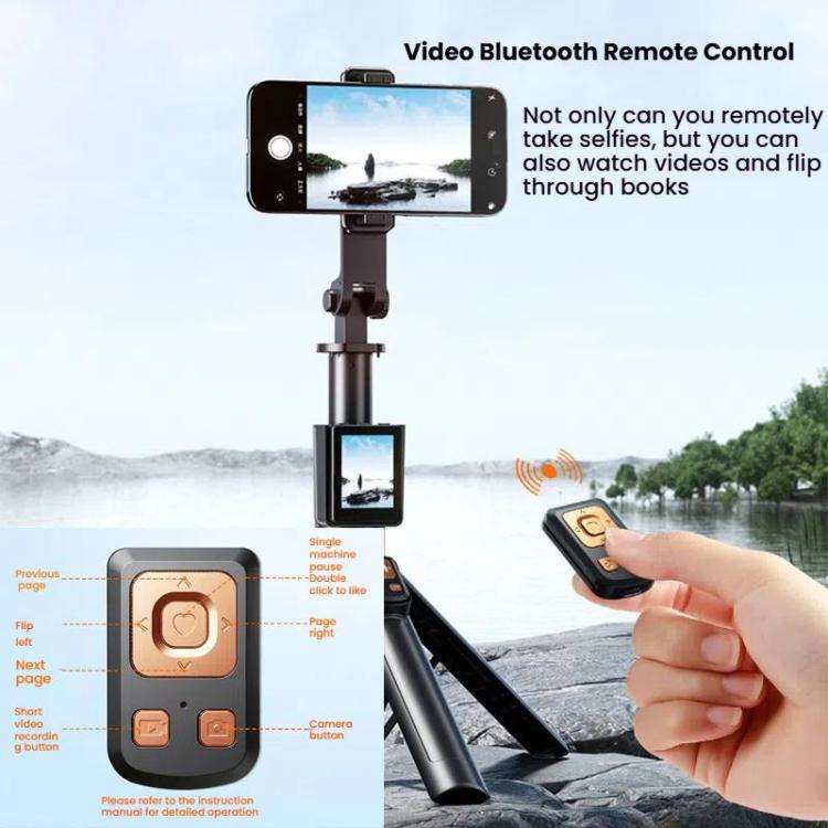 Mobile Phone Screen Mirroring Selfie Stick Real-time Display Mobile Phone Rear Photo Live Tripod ...