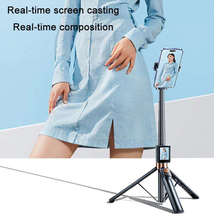 Mobile Phone Screen Mirroring Selfie Stick Real-time Display Mobile Phone Rear Photo Live Tripod ...