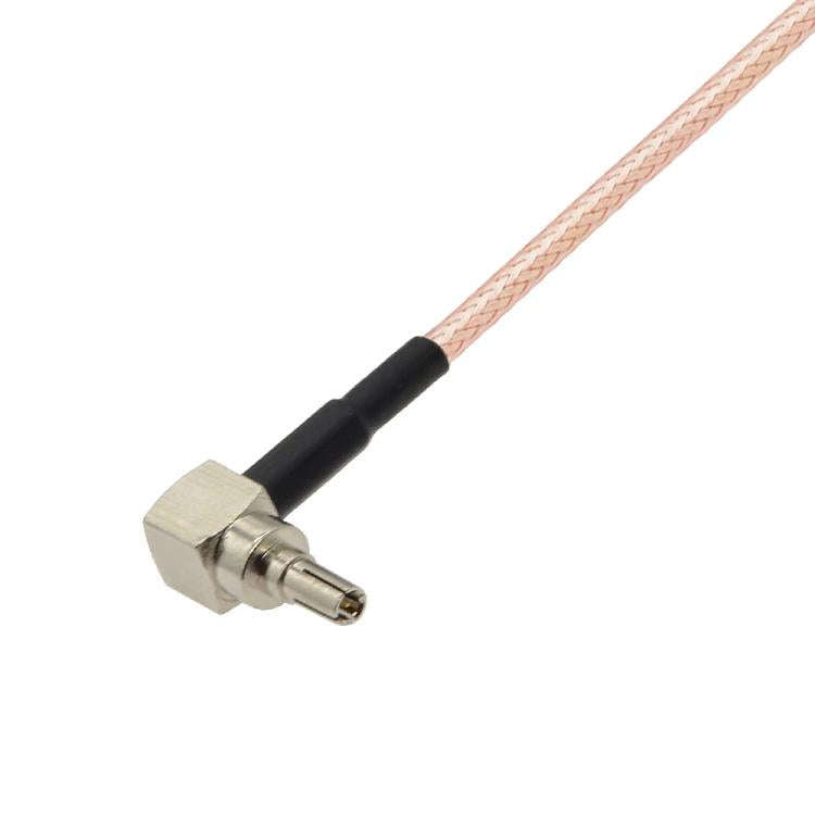 20cm F Male Straight to CRC9 Male 90 Degree Coaxial RF Cable RG316 Jumper Cable
