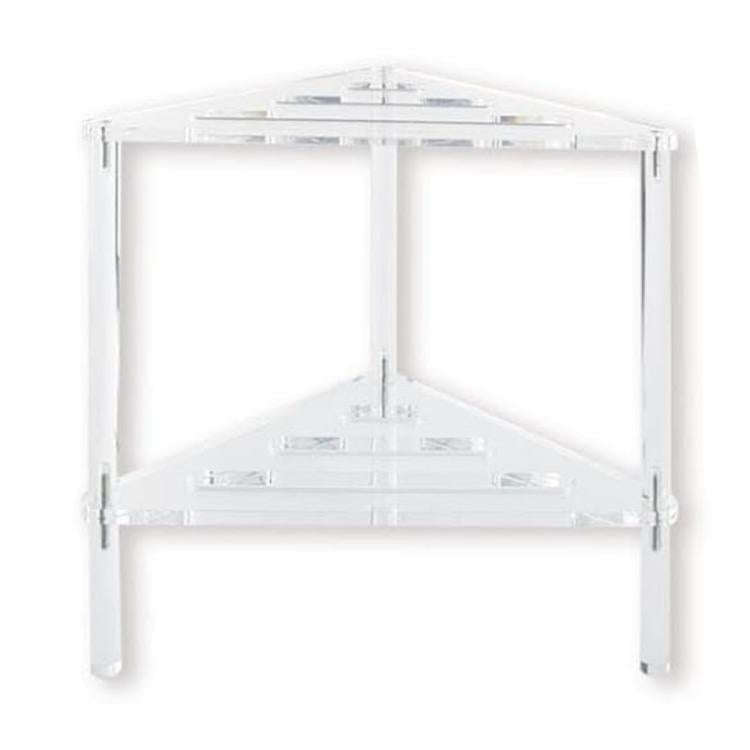 Acrylic Triangle Shower Pot Hollow Bracket(YX143)