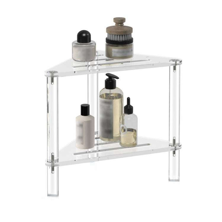 Acrylic Triangle Shower Pot Hollow Bracket(YX143)