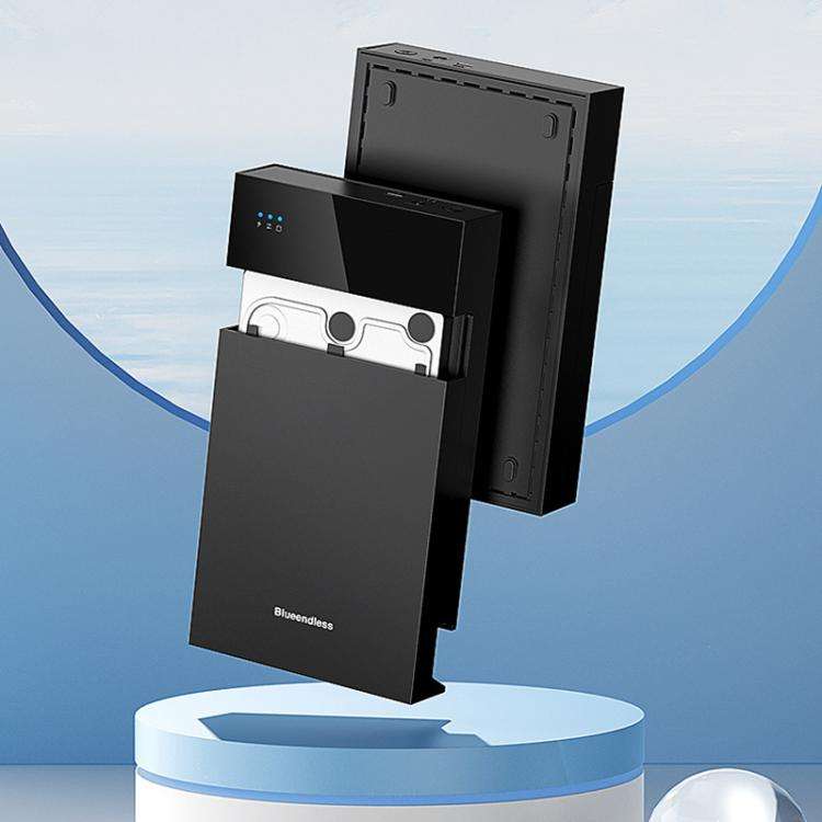 Blueendless MR35TC 3.5-inch USB3.0 2.5/3.5-inch SATA Mobile Hard Disk Box(Type-C UK Plug)
