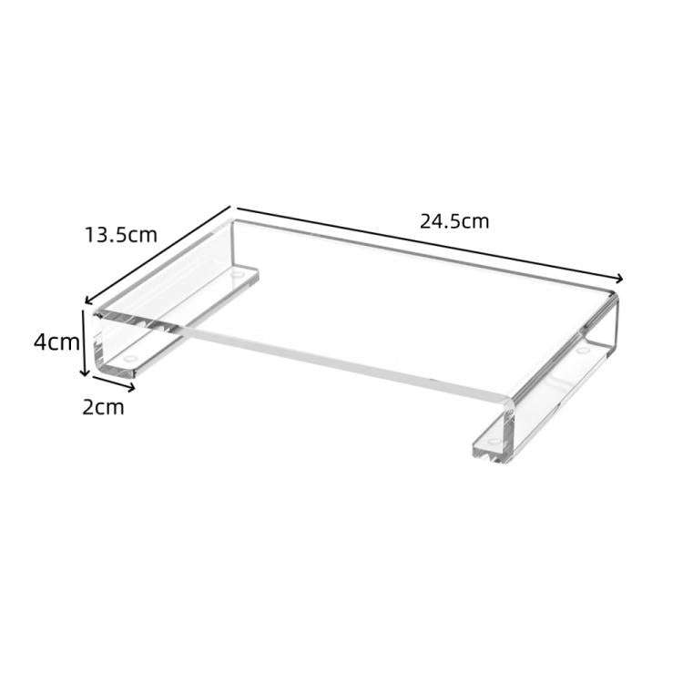 Acrylic Tray Base Dressing Table Storage Rack, Specifications: 1pc
