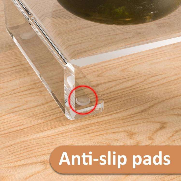 Acrylic Tray Base Dressing Table Storage Rack, Specifications: 1pc