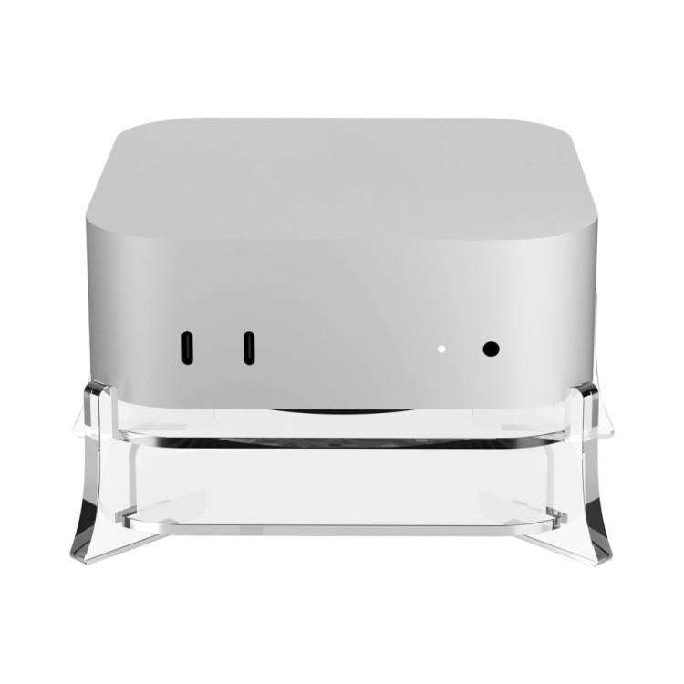For MAC Mini M4 Desktop Acrylic Storage Bracket(YX146)