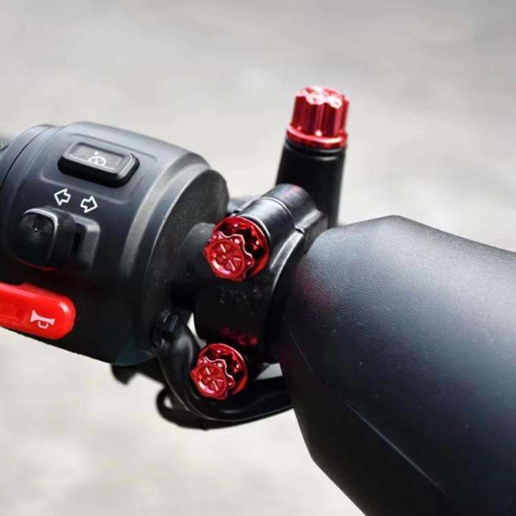E-Bike Motorcycle Hexagonal Screw Cap Modification Accessories Electroplated Burned Titanium Scre...