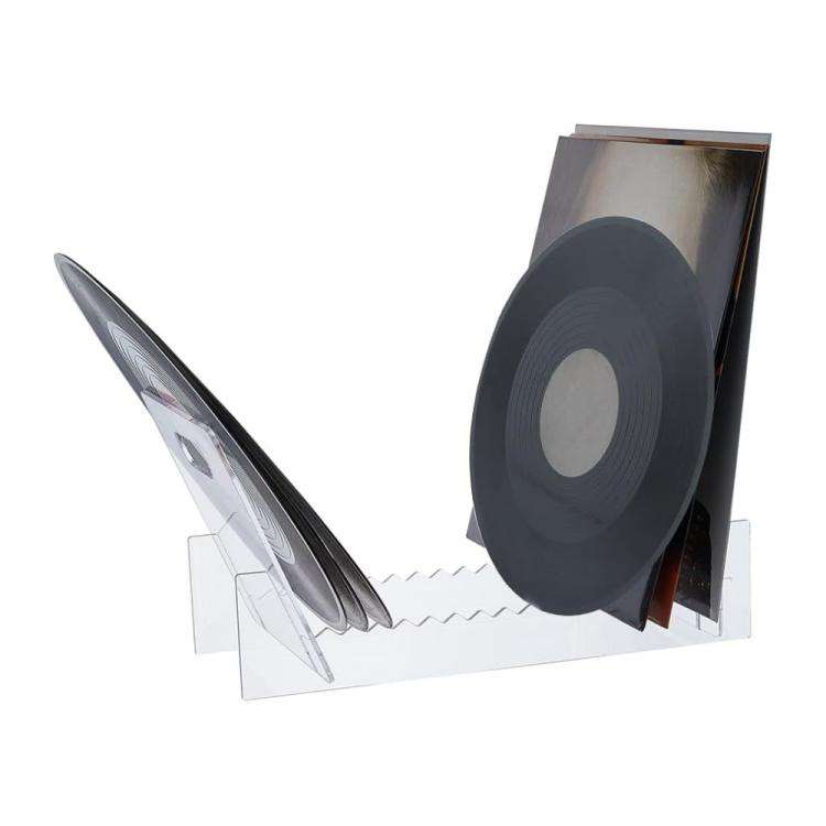 Removable Desktop Acrylic CD Vinyl Record Stand Album Book Display Stand(YX149)