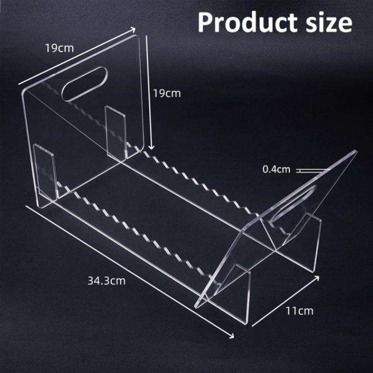 Removable Desktop Acrylic CD Vinyl Record Stand Album Book Display Stand(YX149)