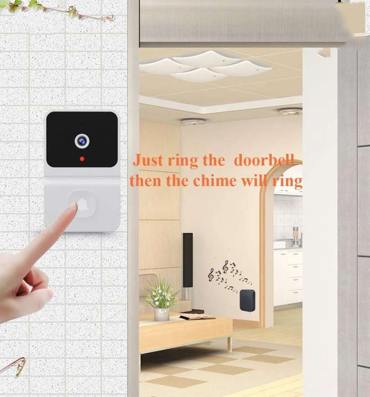 T3 WiFi Video Smart Doorbell Supports Tuya APP Night Vision Two-way Intercom(White)