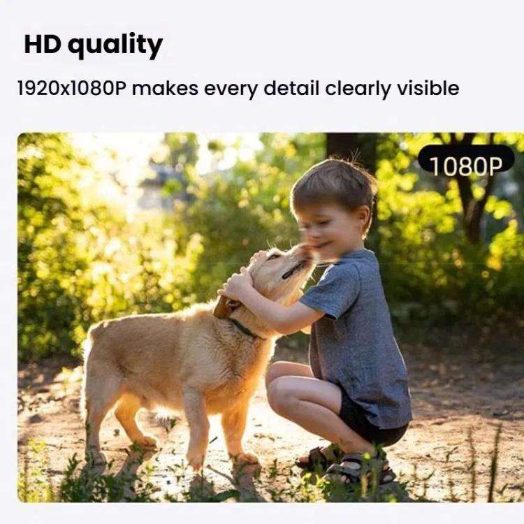 Pet Recorder With Collar Cat Dog View Camera, Size: WiFi With 64G Memory Card(Black)
