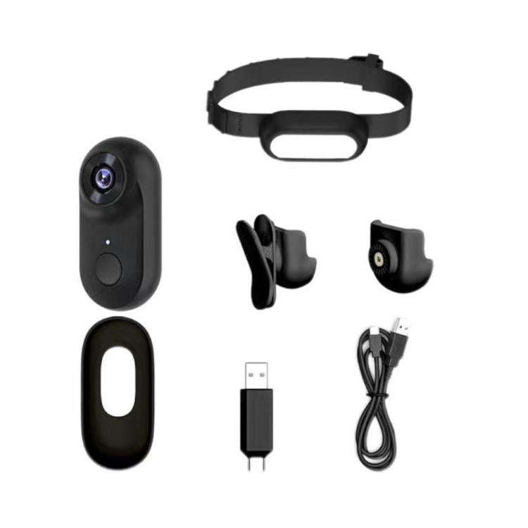 Pet Recorder With Collar Cat Dog View Camera, Size: WiFi With 16G Memory Card(White)
