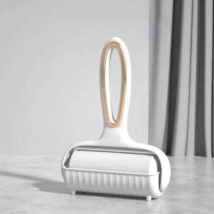 Lint Roller Tearable Pet Hair Removal Brush With 3 Refills(White)