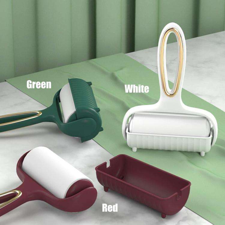 Lint Roller Tearable Pet Hair Removal Brush With 3 Refills(Green)