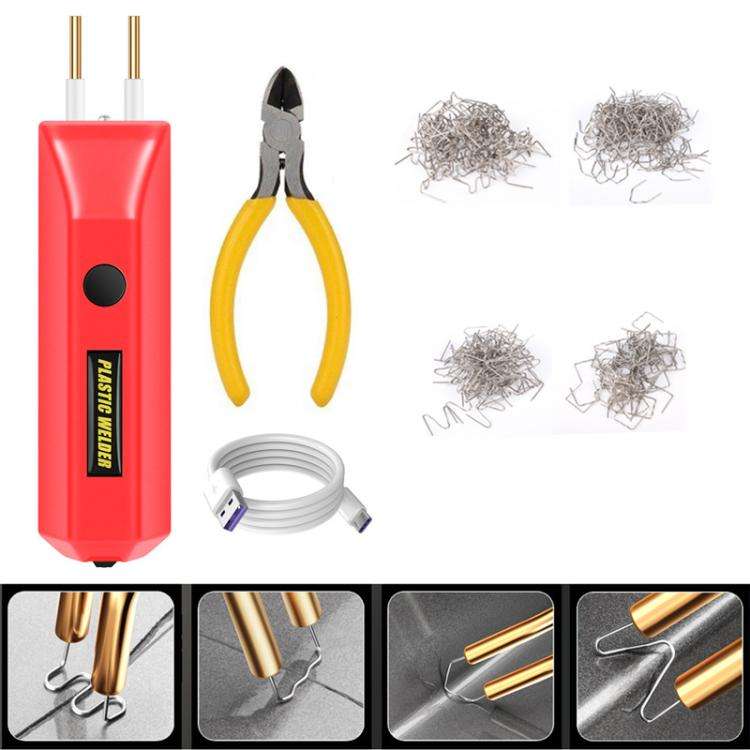 Lithium Plastic Welding Machine Rechargeable Cordless Car Bumper Plastic Repair Welder Parts Repa...