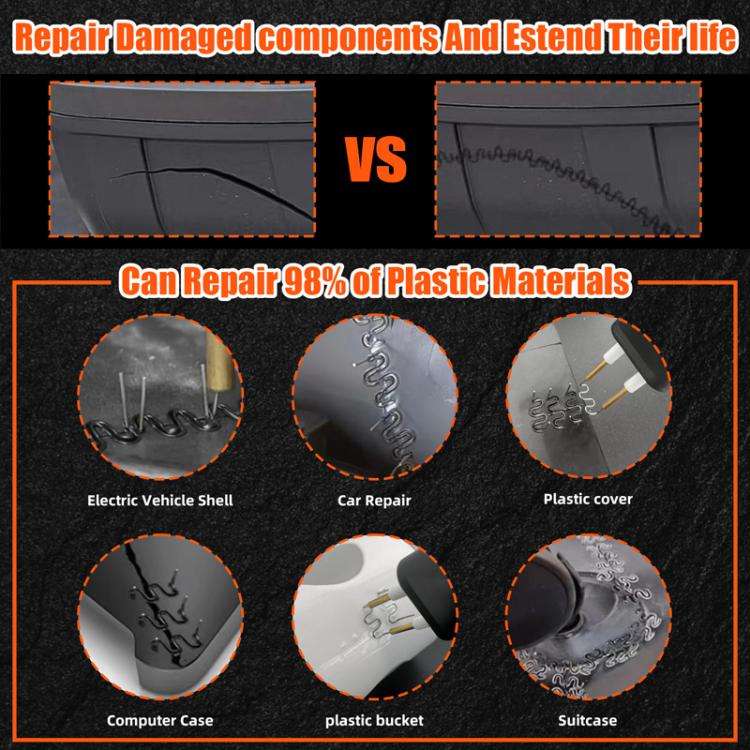 Lithium Plastic Welding Machine Rechargeable Cordless Car Bumper Plastic Repair Welder Parts Repa...