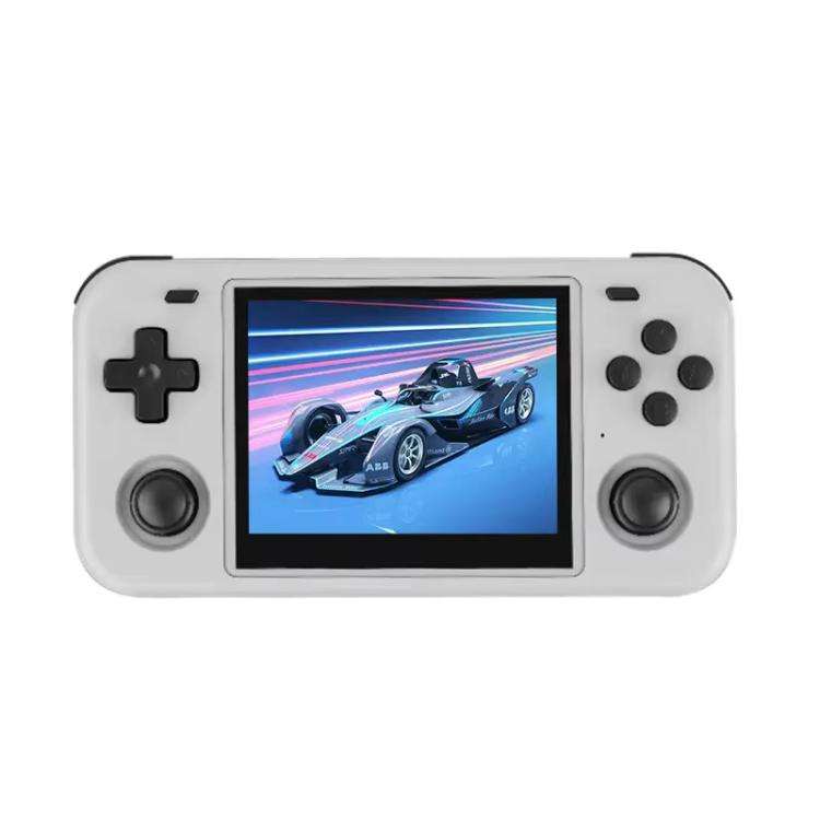 O30S 3.5-inch IPS Screen Open Source Handheld Game Console Linux System, Memory: 64G(White)