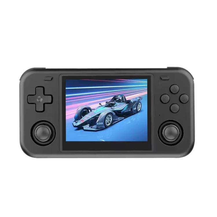 O30S 3.5-inch IPS Screen Open Source Handheld Game Console Linux System, Memory: 128G(Black)