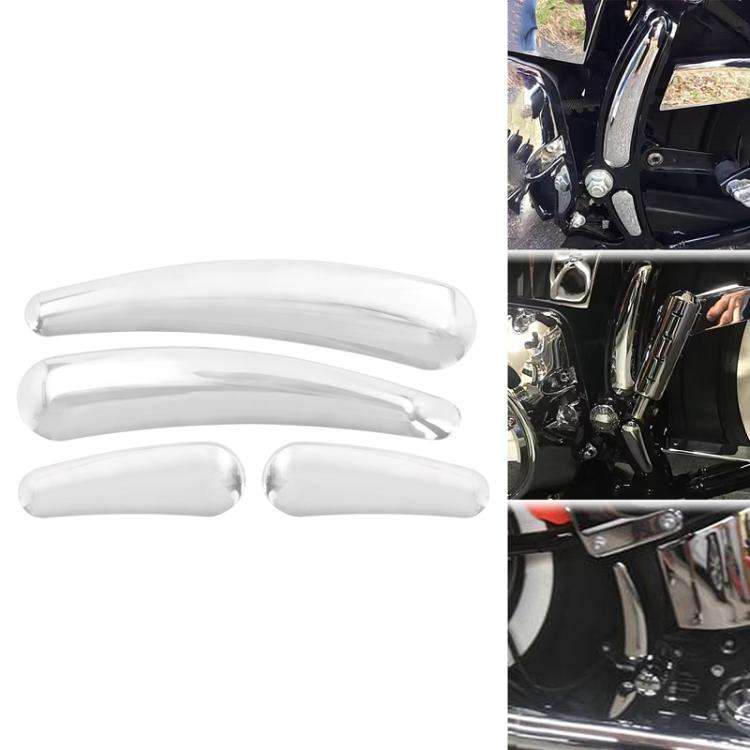 4pcs / Set Motorcycle Tuning Electroplated Teardrop Rocker Arm Sticker For Harley Softtail 2008-2017