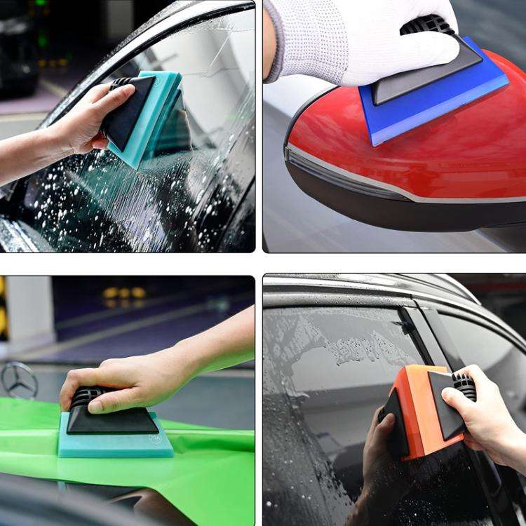 Car Film Scraper Auto Window Tinting Tool Solar Film Car Clothes Wiper Rubber Silicone Soft Wiper...