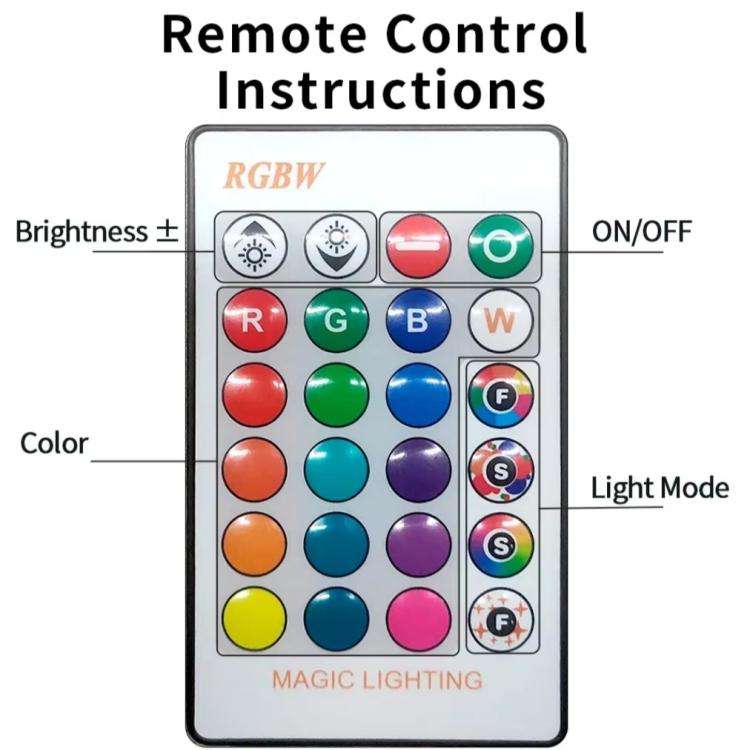 10W 220V  RGB+White Light Ceiling Lamp Round Recessed Dimmable Ceiling Light With Remote Controller
