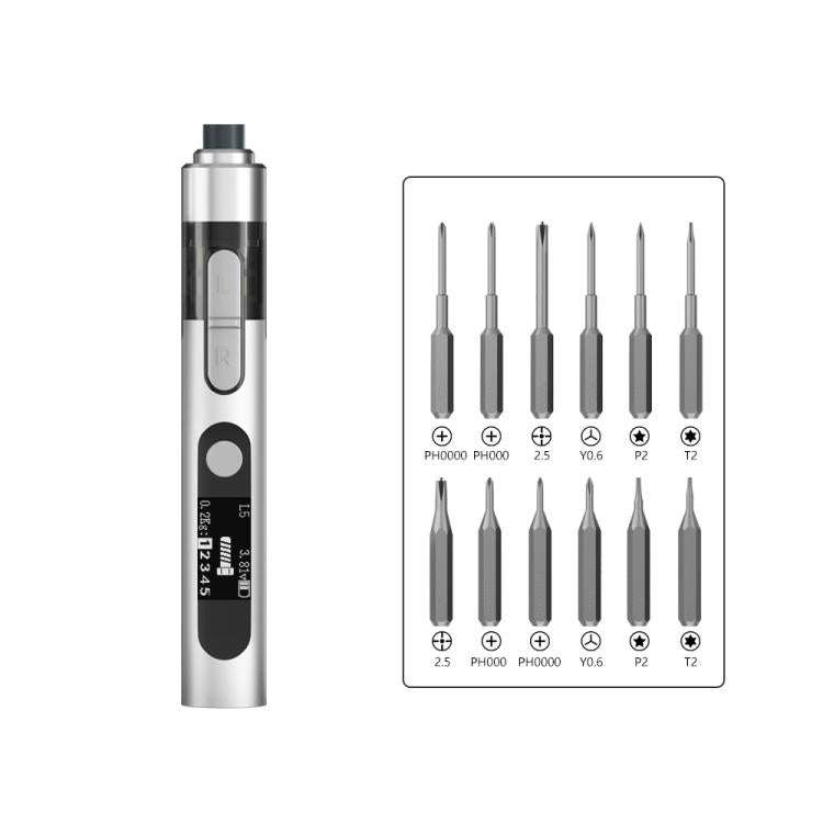 MaAnt L5 With 12 Batches Multi-Function Small Electric Screwdriver Set For Mobile Phone Repair