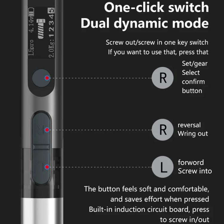 MaAnt L5Pro With 24 Batches Multi-Function Small Electric Screwdriver Set For Mobile Phone Repair