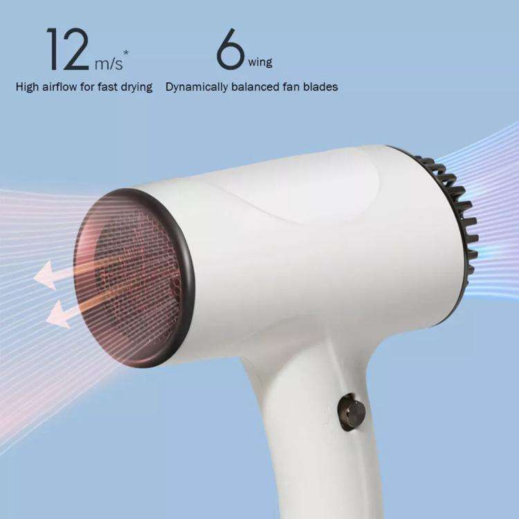 Rechargeable Wireless Hair Dryer Negative Ion Hot and Cold Wind Versatile Hairdressing Tools US P...