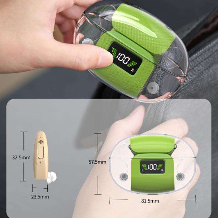 16-Channel Digital Hearing Aid Elderly Sound Amplifier With Digital Display Space Charging Box(Sk...
