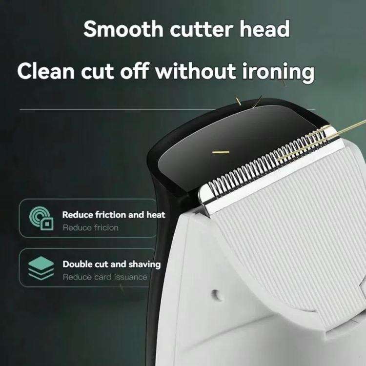 Hair-absorbing Hair Clipper Rechargeable Low Noise Hair Trimmer for Babies, Adults and Pets(Blue)