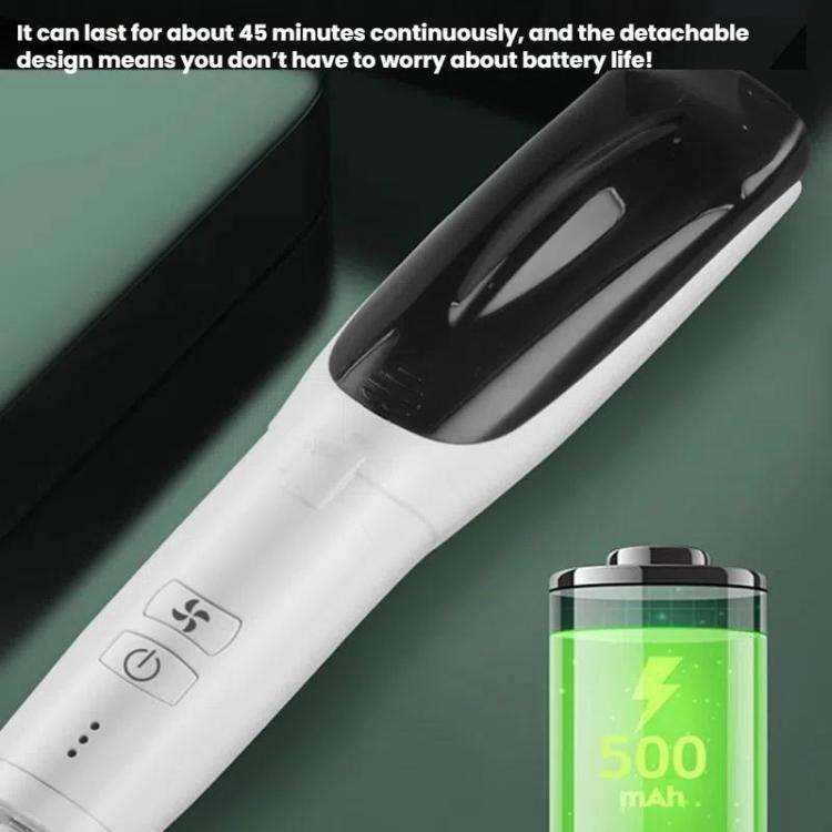 Hair-absorbing Hair Clipper Rechargeable Low Noise Hair Trimmer for Babies, Adults and Pets(Blue)