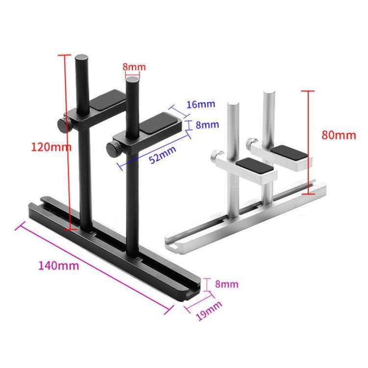 FinalCool Aluminum Alloy Adjustable Graphics Card Bracket Chassis Fan Position Graphics Holder Su...