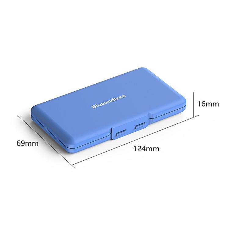 Blueendless M1 Universal M.2 SSD Shockproof and Waterproof Storage Box(Blue)