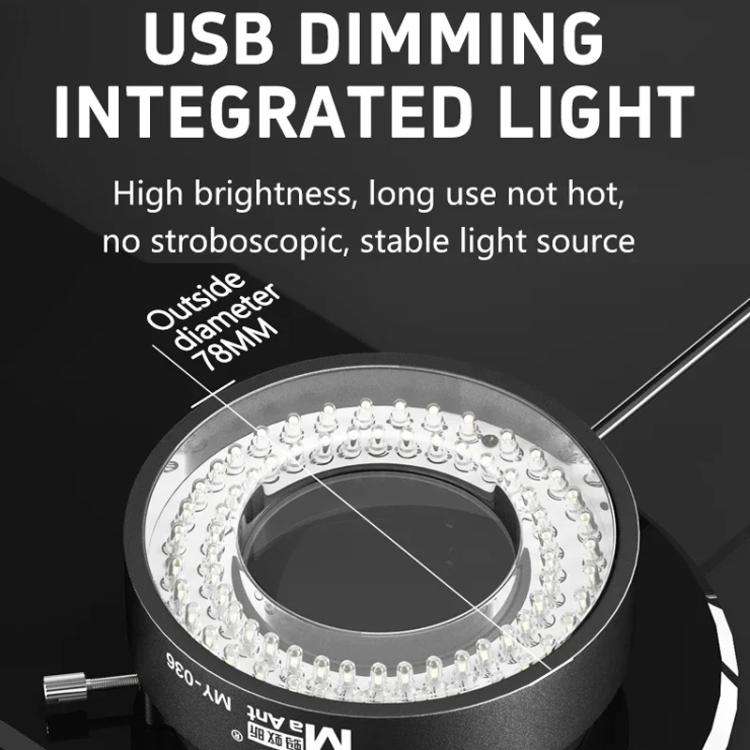 MaAnt MY-036 Cell Phone Repair 72 Beads Microscope Ring Light Source