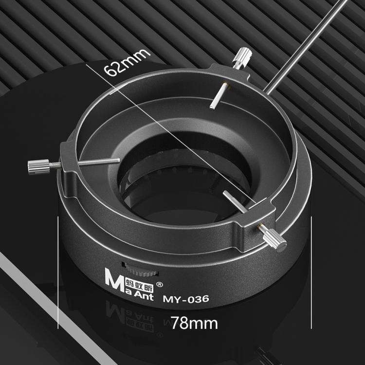 MaAnt MY-036 Cell Phone Repair 72 Beads Microscope Ring Light Source