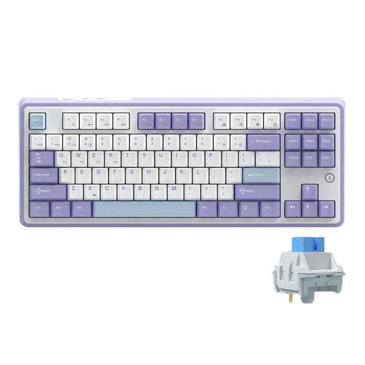 Ajazz AK870 Wireless Bluetooth Tri-mode Mechanical Keyboard RGB DIY Custom Hot Swap Gaming Keyboa...