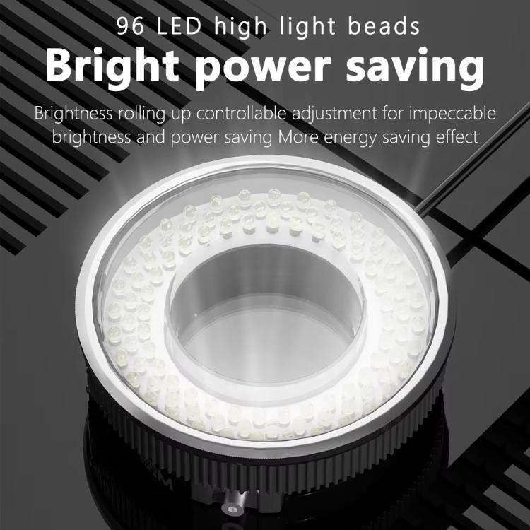 MaAnt MY-038 Cell Phone Repair Microscope Ring Polarized LED Light Source Lamps 96 Beads Anti-Gla...