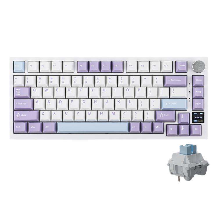 Ajazz AK820 Pro Wireless Bluetooth Tri- mode Custom Hot Swap Gasket Mechanical Gaming Keyboard Wi...