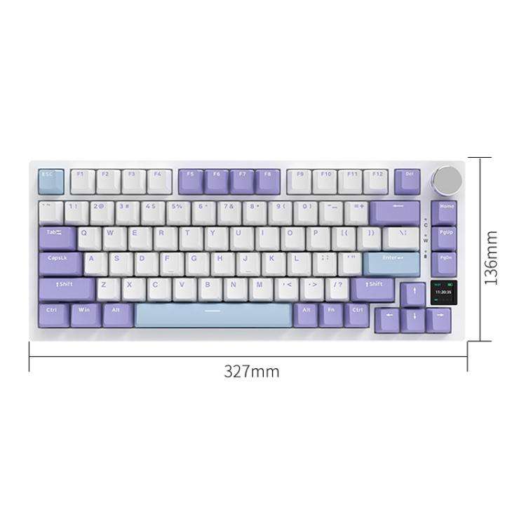 Ajazz AK820 Pro Wireless Bluetooth Tri- mode Custom Hot Swap Gasket Mechanical Gaming Keyboard Wi...