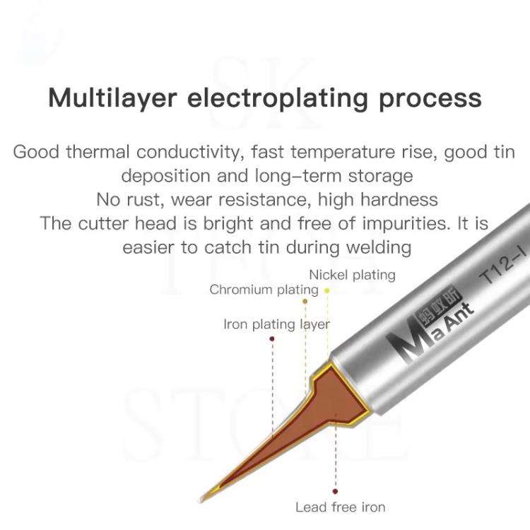 MaAnt T12-J Lead-Free Soldering Iron Tip
