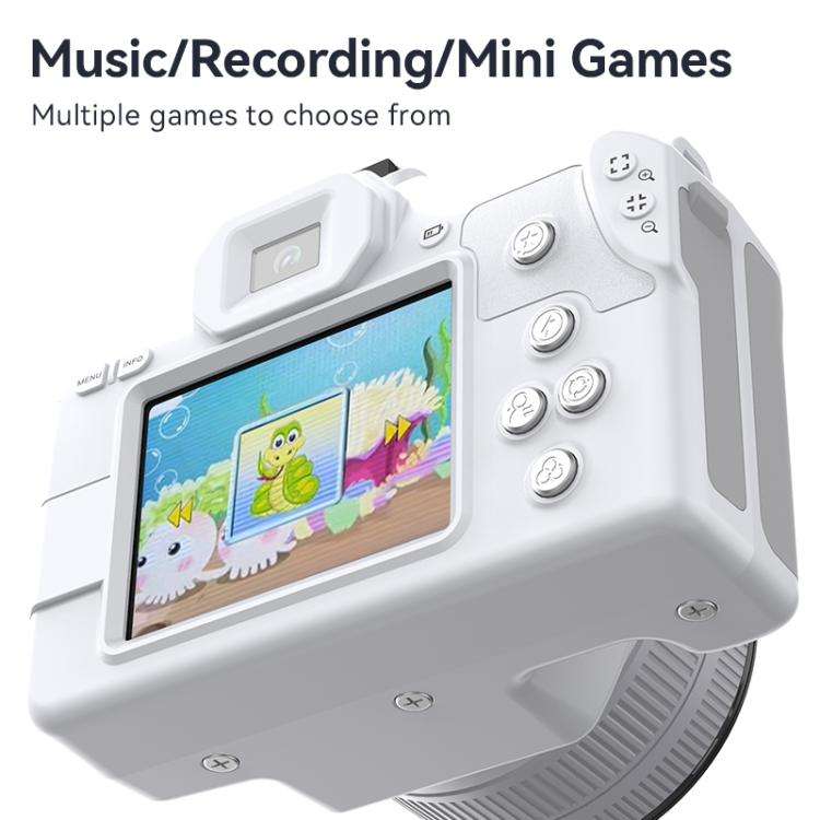 48 Million Pixel 2K Ultra HD Mini Digital Portable Camera, Color: White