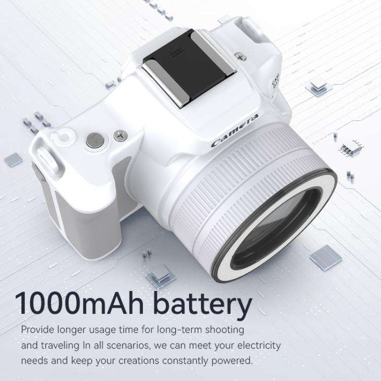 48 Million Pixel 2K Ultra HD Mini Digital Portable Camera, Color: White