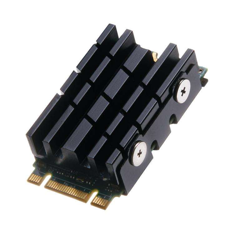 FinalCool  M.2 2242 SSD Solid State Drive Heat Sink Aluminum Radiator(Black)