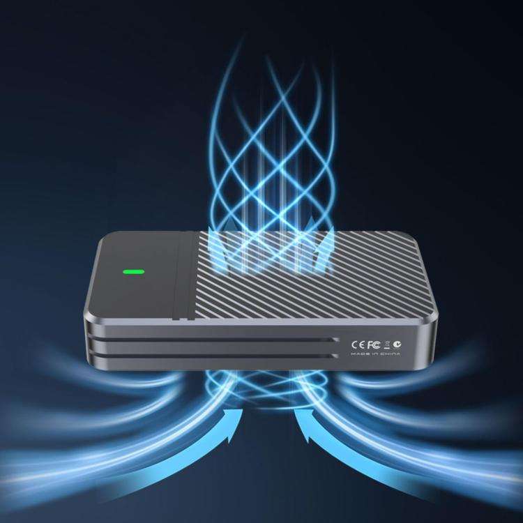 JEYI mSATA to USB 3.1 Type-C 6Gbps SSD Enclosure Adapter Case Aluminum External SSD Case