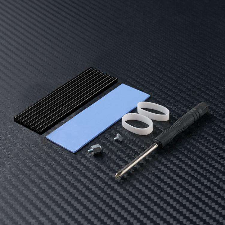 FinalCool M.2 2280 NVMe SSD Heat Sink Solid State Drive Radiator(Black)