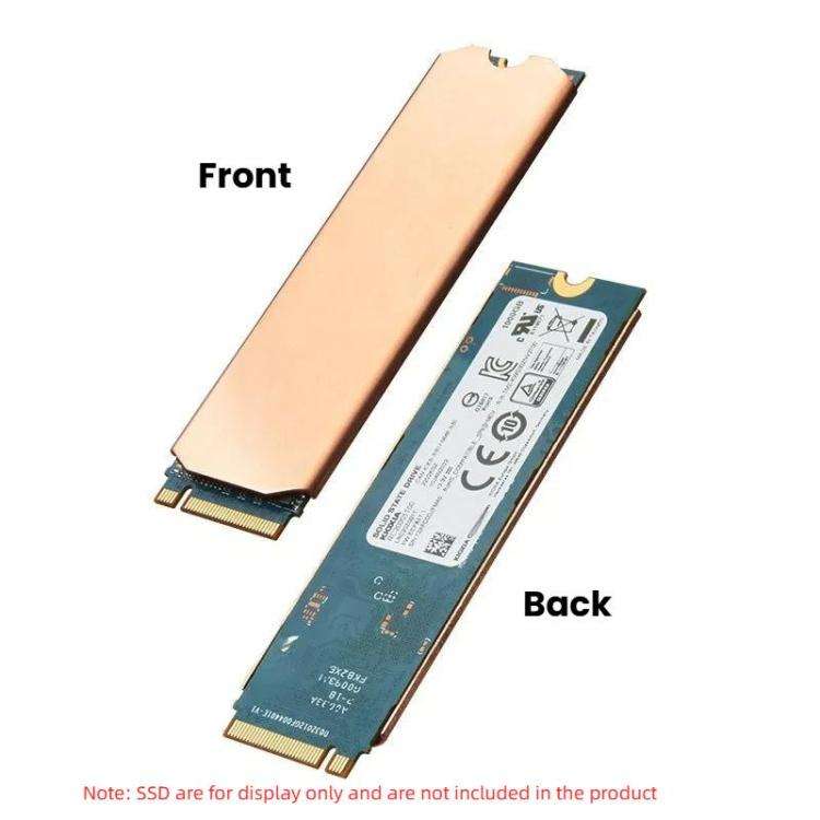 FinalCool M.2 2280 Pure Copper SSD Heat Sink for Game Consoles / Laptops / Mini Hosts